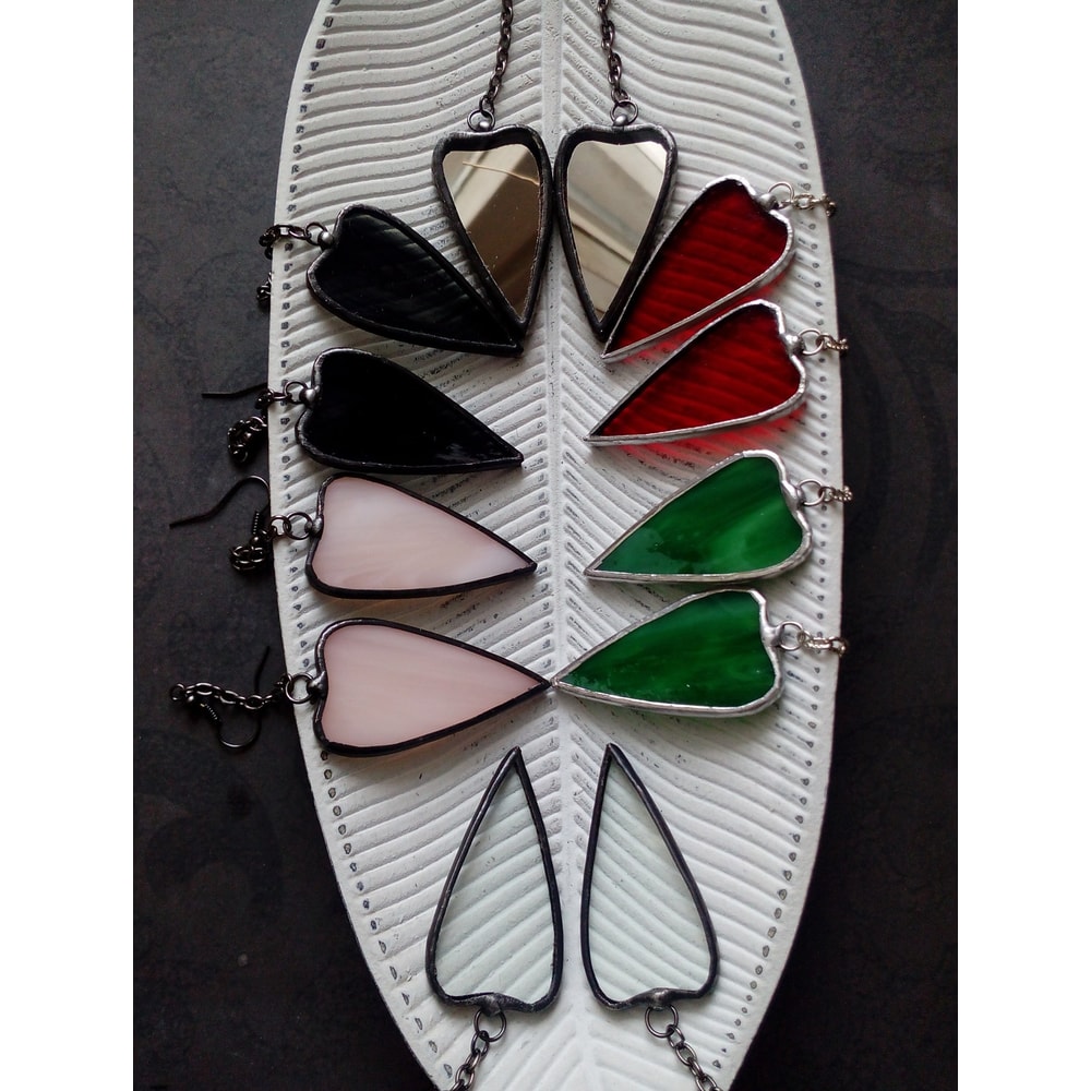 HEART-earrings-stained-glass-valentines-kawaii-earrings-Love-earrings-3