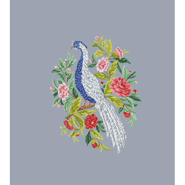 Vintage Cross Stitch Scheme Pheasant