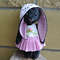 Toy black bunny in a pink dress.JPG