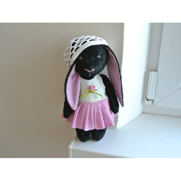Toy rabbit in a dress.JPG