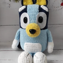 Crochet Bluey toy