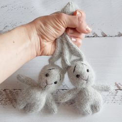 Bunny knitting pattern. PDF. Amigurumi tutorial. Animal pattern. Rabbit. Easter