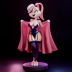STL Lola Bunny 3D model fo 3D print