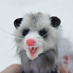 opossum plushie ooak animal plush rat doll hamster plush hamster toy hamster