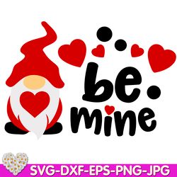 Valentine Day Gnomes SVG Valentine Gnome SVG Love SVG  digital design Cricut svg dxf eps png ipg pdf, cut file