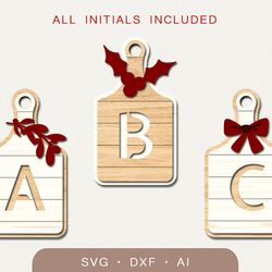 cutting board svg, monogram laser cut files