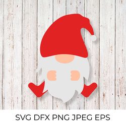 cute cartoon gnome. scandinavian nordic character