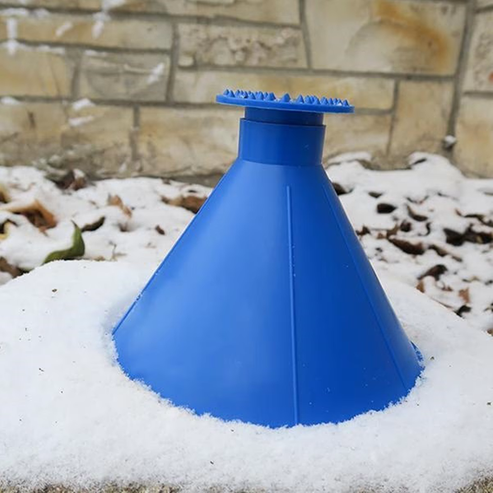 Magical Car Ice Scraper blue