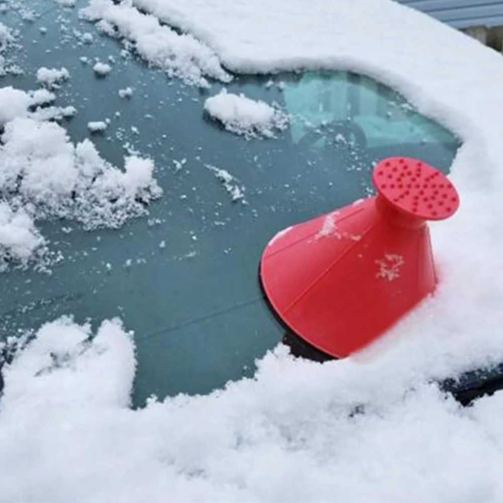 Magical Car Ice Scraper red