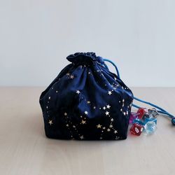 Large dice bag with pockets for 150-200 dice Velvet magic