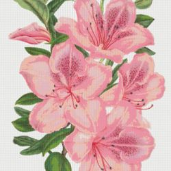 cross stitch pattern | flowers | 7 sizes | pdf counted vintage highly detailed stitch