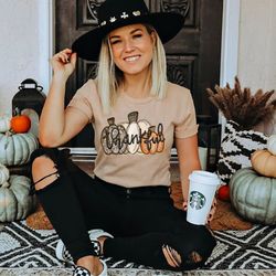 handmade thankful thanksgiving shirt | xs-xl