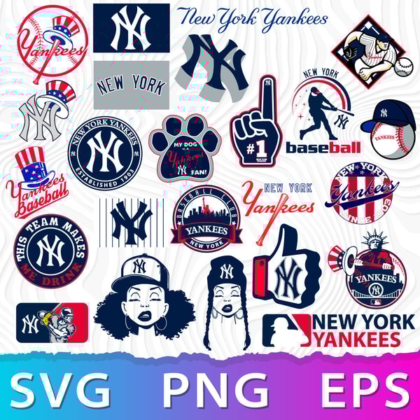 New York Yankees Logo SVG, NY Yankees Symbol, NY Yankees Log | Inspire ...