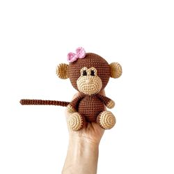 Crochet PATTERN monkey, Amigurumi pattern, Crochet animals, Crochet patterns