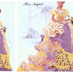 Digital | Vintage Barbie Crochet Pattern | Dress Crochet Patterns for Dolls 11-1/2" | ENGLISH PDF TEMPLATE