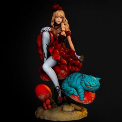 STL file Alice's Adventures in Wonderland 3D model