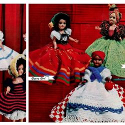 Digital | Vintage Dolls 8", 11" Crochet Pattern | Crochet Pattern for American Dolls 8", 11" | ENGLISH PDF TEMPLATE