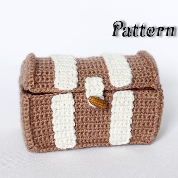 Crochet rectangular box with lid pattern, rectangular storag | Inspire ...