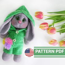 Amigurumi crochet pattern toy bunny
