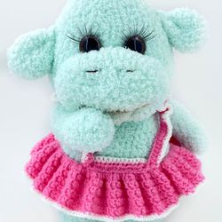 Hippo crochet pattern