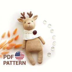 Crochet pattern christmas deer
