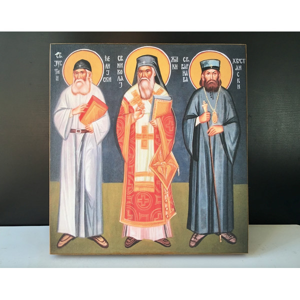 St. Justin (Popovich), St. Nicholas (Velimirovich), priest-confessor Barnabas (Nastic)