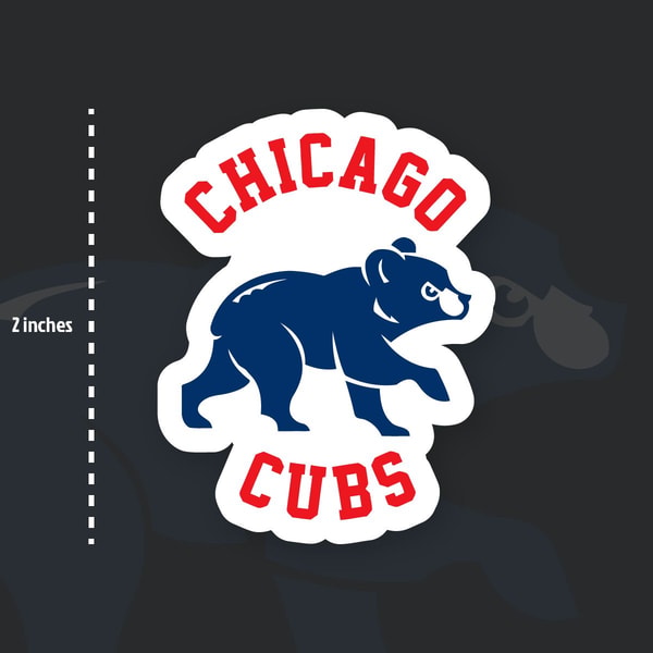 Cubs Sticker Box Chicago Cubs Stickers Set of 9 by 2 inches each MLB Team Car | Inspire ...