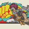 Natsu fire punch framed stitched.png