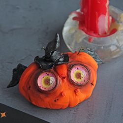 Halloween toy pattern Pumpkin - witch