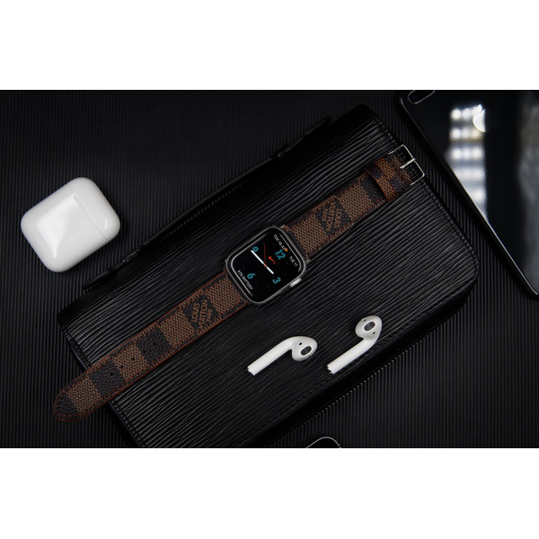 Custom Made Luxury L.V Leather Apple Watch Band for Apple Wa - Inspire  Uplift