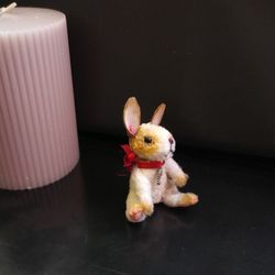 miniature plush knitted stuffed doll animal rabbit amigurumi