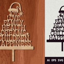 wish tree. crafts. file for cutting.svg.