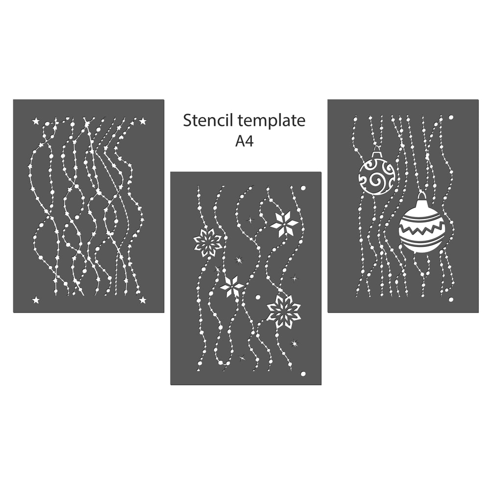 Seamless Christmas beads. Stencil. .jpg