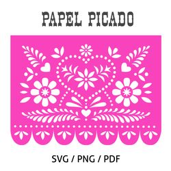 Mexican Papel Picado Banners SVG