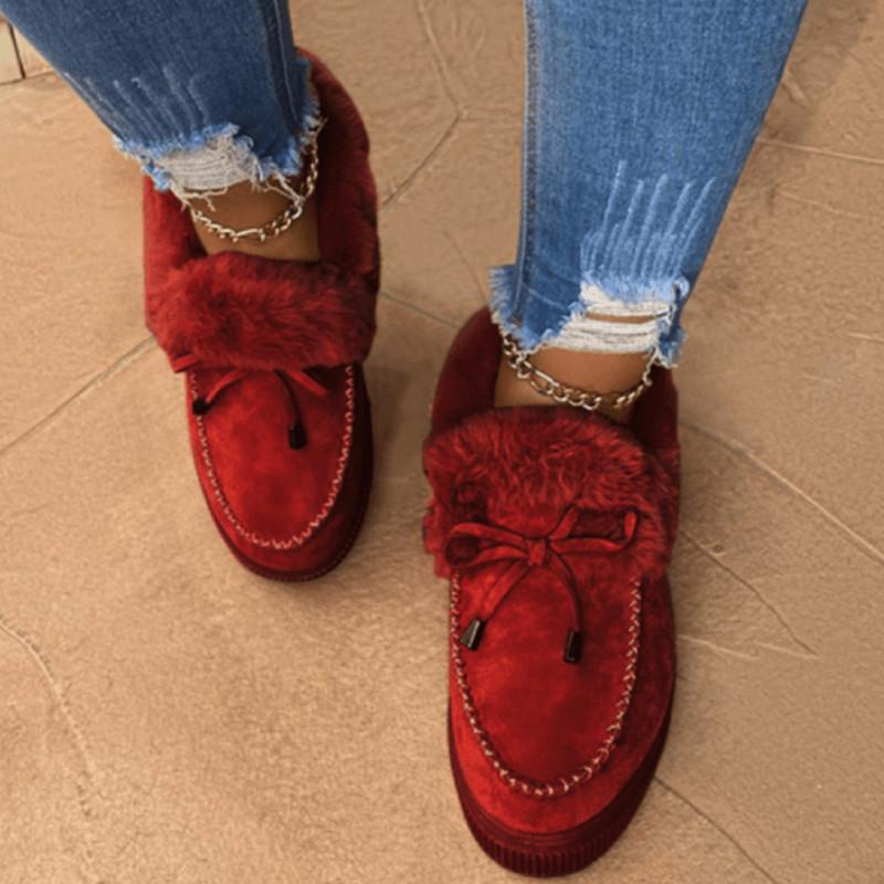 Warm indoor outdoor shoes for women