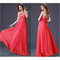Red plisse dress, prom dress, sequins party dress.jpg