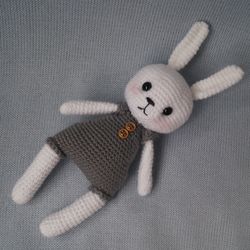 Crocheted bunny, little bunny, crocheted rabbit, bunny for a newborn