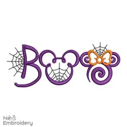 Halloween BOO Embroidery Design, Boo Machine Embroidery Design, BOO Embroidery Designs, Boo Halloween Embroidery