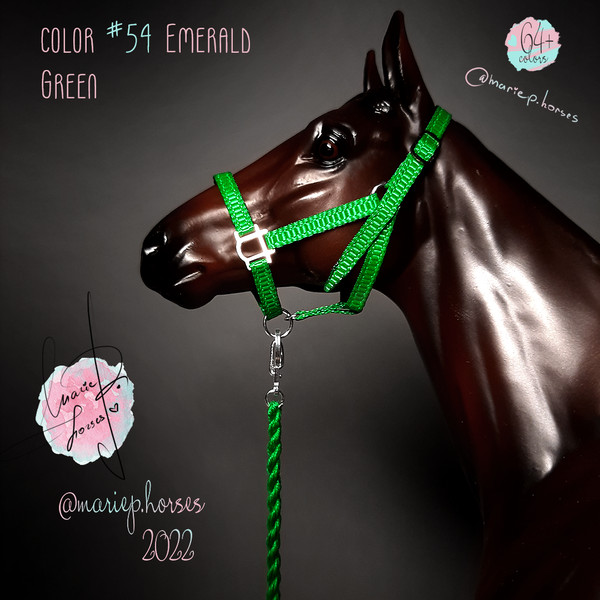 107-Breyer-horse-tack-accessories-lsq-model-halter-and-lead-rope-custom-toy-accessory-peter-stone-horses-artist-resin-traditional-MariePHorses-Marie-P-Horses-iu