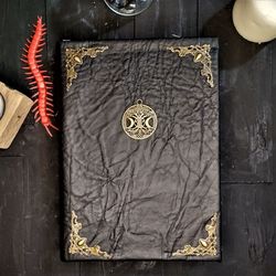 Spell book journal Moon journal grimoire for sale Practical magic spell book Real spell book with text for the new witch
