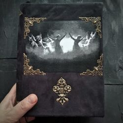 Book of shadows for the new witch Old witchcraft book with text grimoire hekate spell book