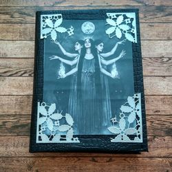 Witch grimoire journal for sale Custom grimoire Real new witch book Old witchcraft book with text Hekate spell book