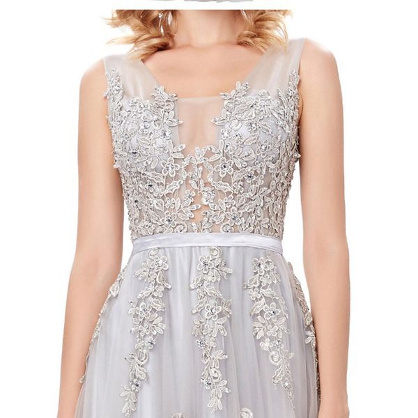 Gray Lace Prom Wedding Dress.jpg