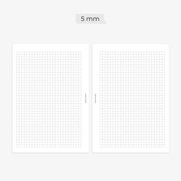Graph Paper Printable A5 Size Inspire Uplift