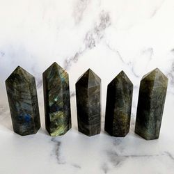 Labradorite Natural Stone Crystal Gems Mineral Witch Energy Healing Meditation Chakras Reiki Magic Wicca Quartz Clear
