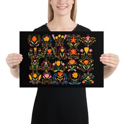 Flowers Animated Poster Print | Augmented Reality Artwork