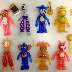 8pcs Set Five Nights At Freddy's FNAF Nightmare Action Figure Toy Cake Toppers USA Stock
