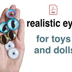 Tutorial eyes for dolls and toys