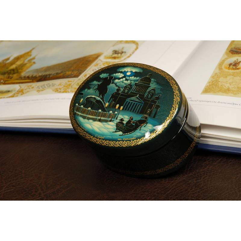 Beautiful St Petersburg lacquer box