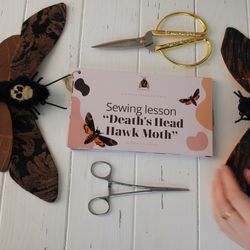 Sewing pattern Hawkmoth Deadhead moth